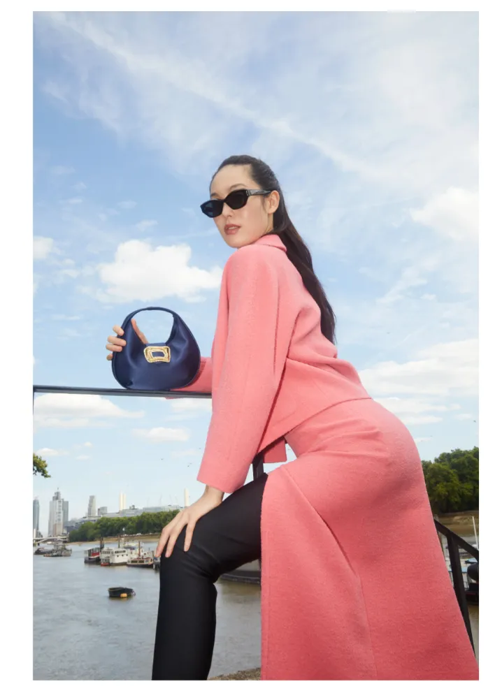 Mila - Navy Satin