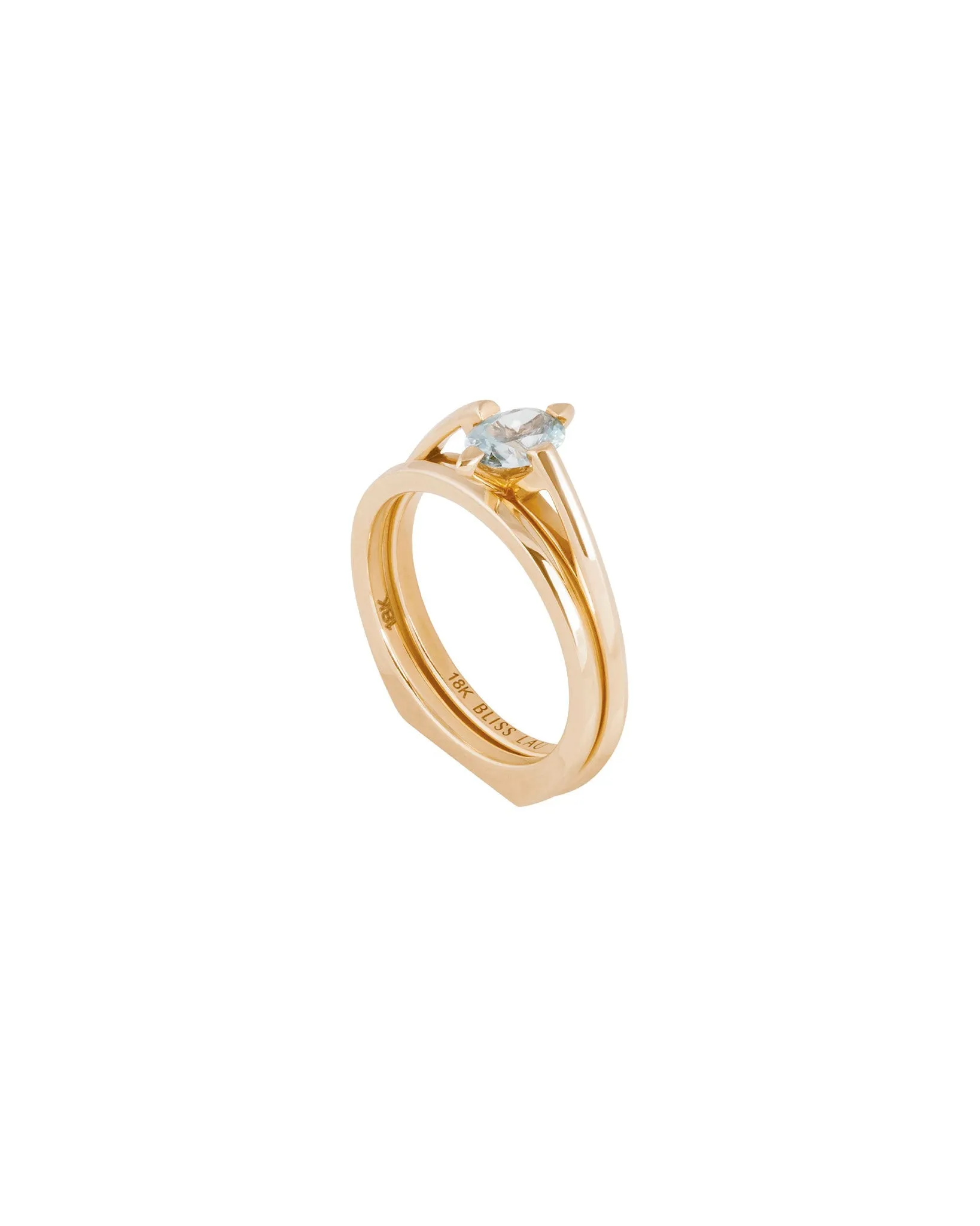 Minimalist Arc   Minimalist Pavé Band Ring Set