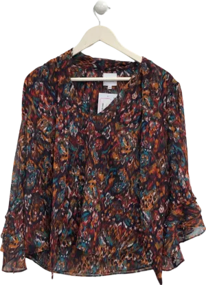 MISA Los Angeles Multi-Colour Printed Blouse UK XS