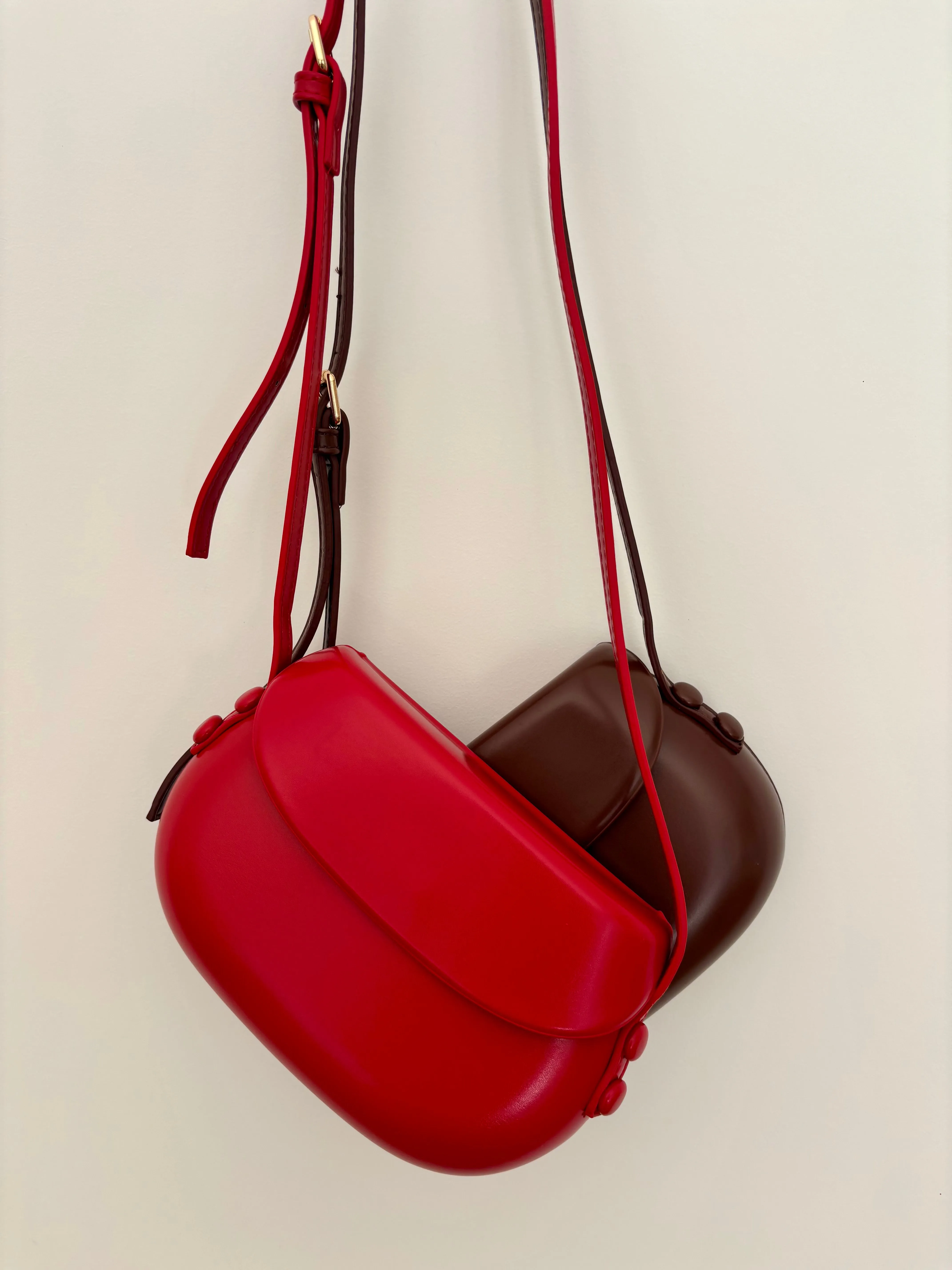 MISS MOSS: HEPWORTH X/BODY BAG - RED