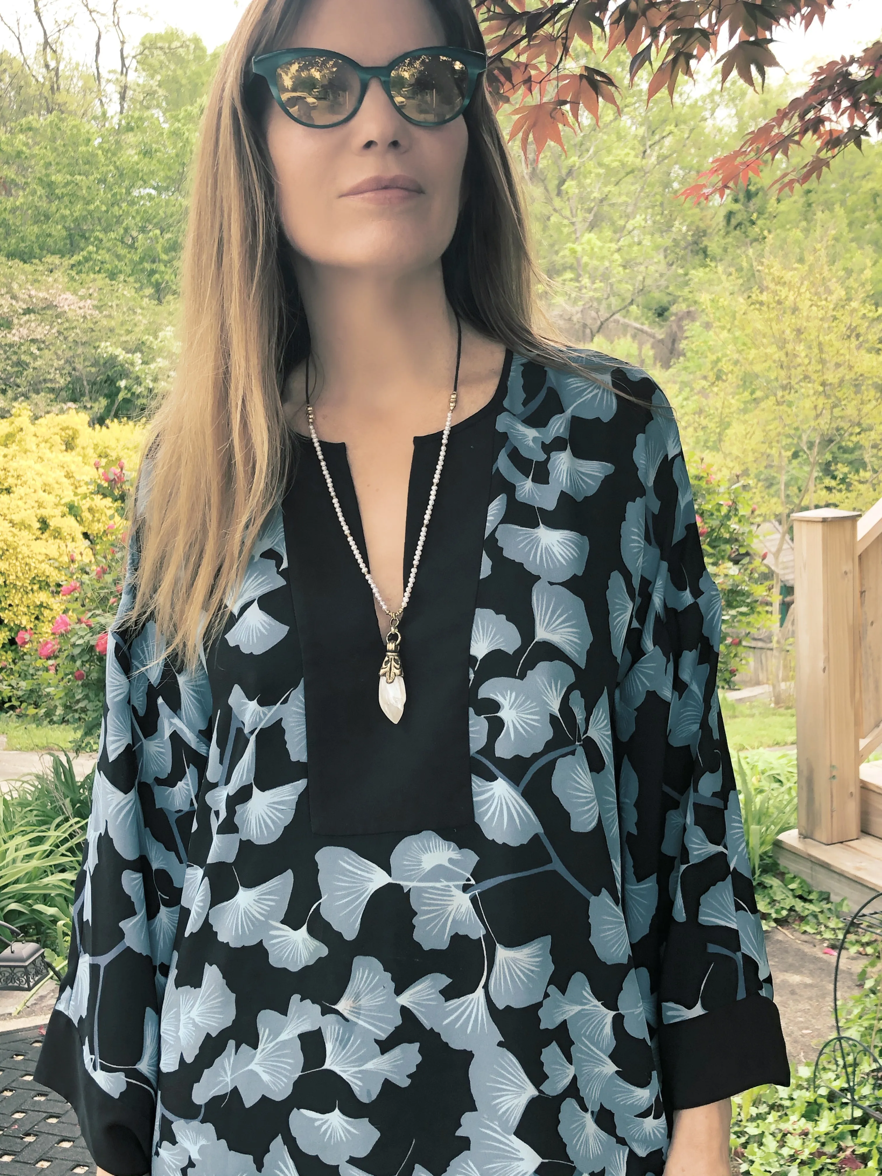 Mother Of Pearl Pendant Necklace