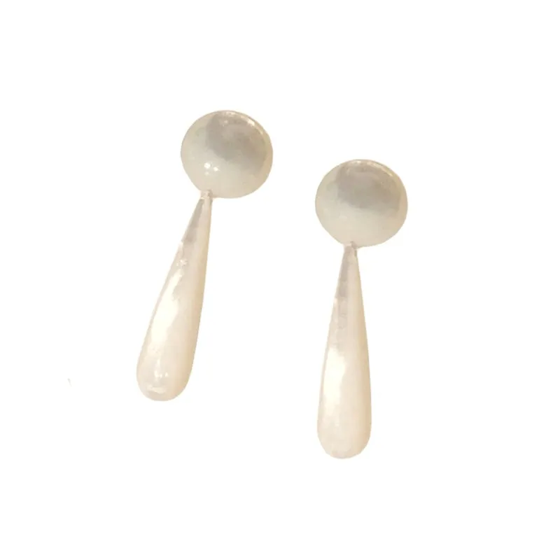 Mother of Pearl Teardrop Earrings