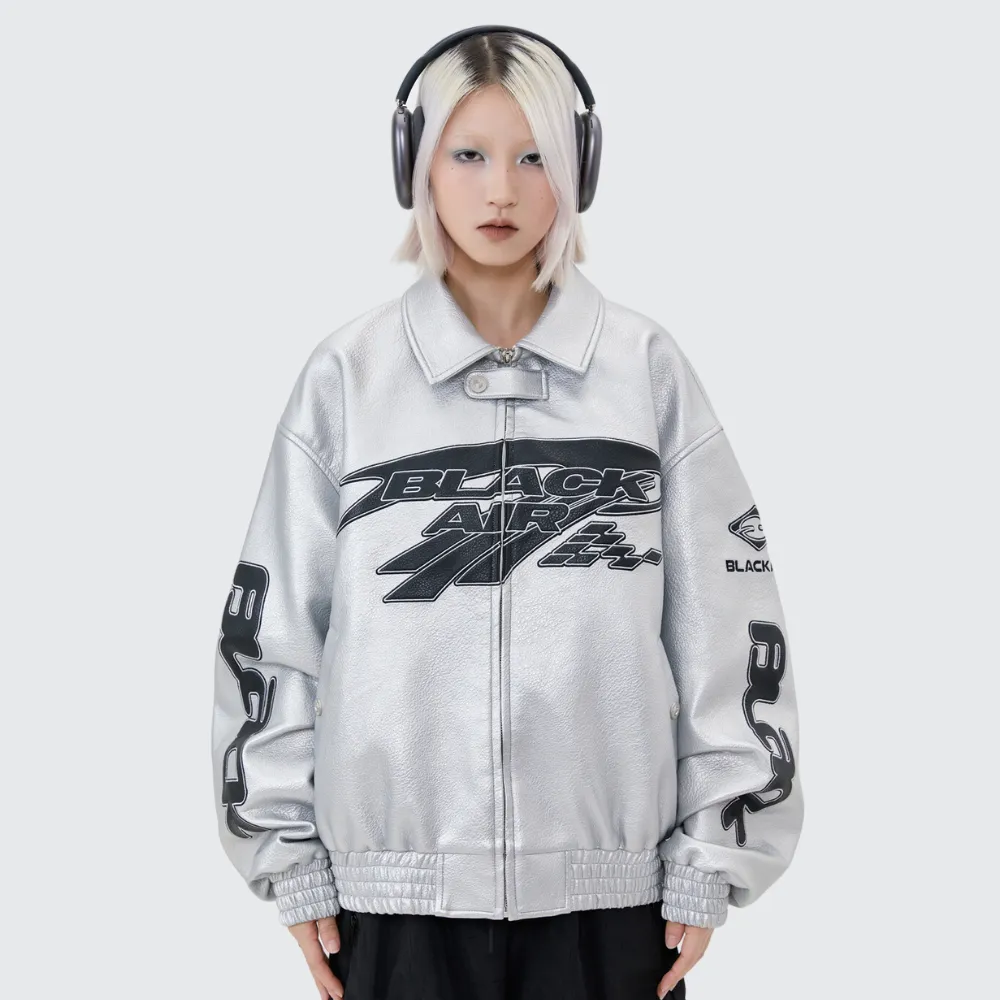 Motorcycle Style High Street Leather Jacket