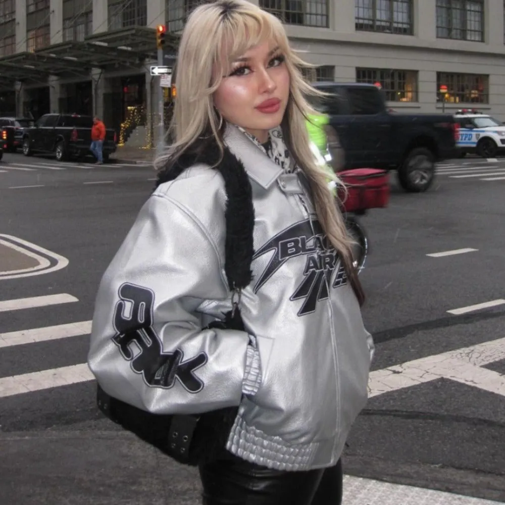 Motorcycle Style High Street Leather Jacket