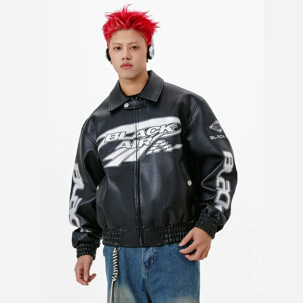 Motorcycle Style High Street Leather Jacket
