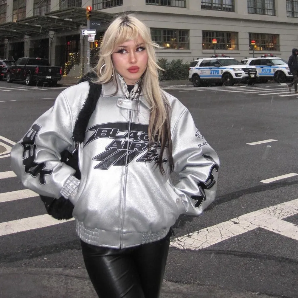 Motorcycle Style High Street Leather Jacket