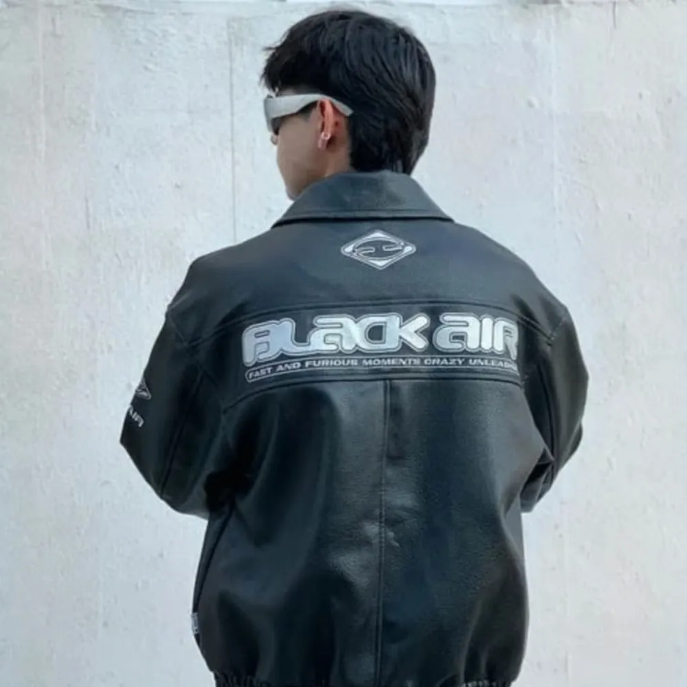 Motorcycle Style High Street Leather Jacket