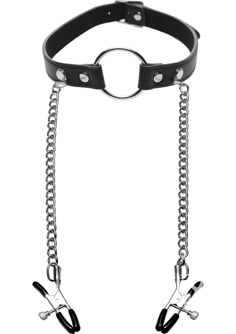 Ms Mstr Series Seize O-Ring Gag/Nip Clam