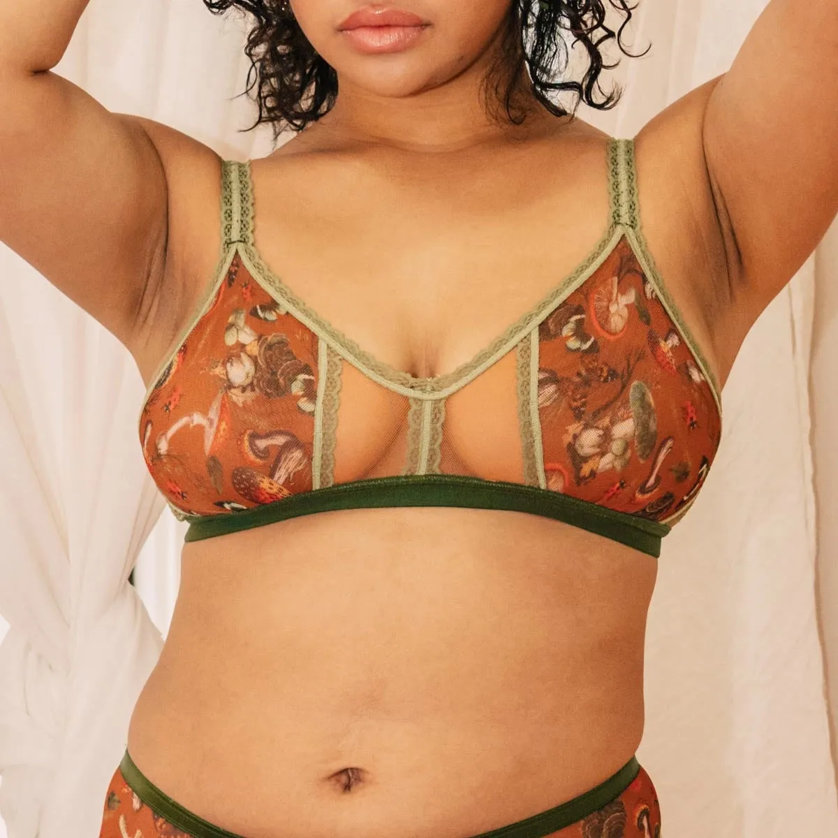 Mushroom Fairy Peekaboo Bralette