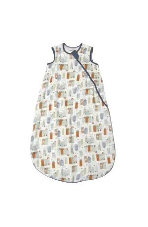 Muslin Lightweight Sleep Bag 0.5 TOG - Home Sweet Home