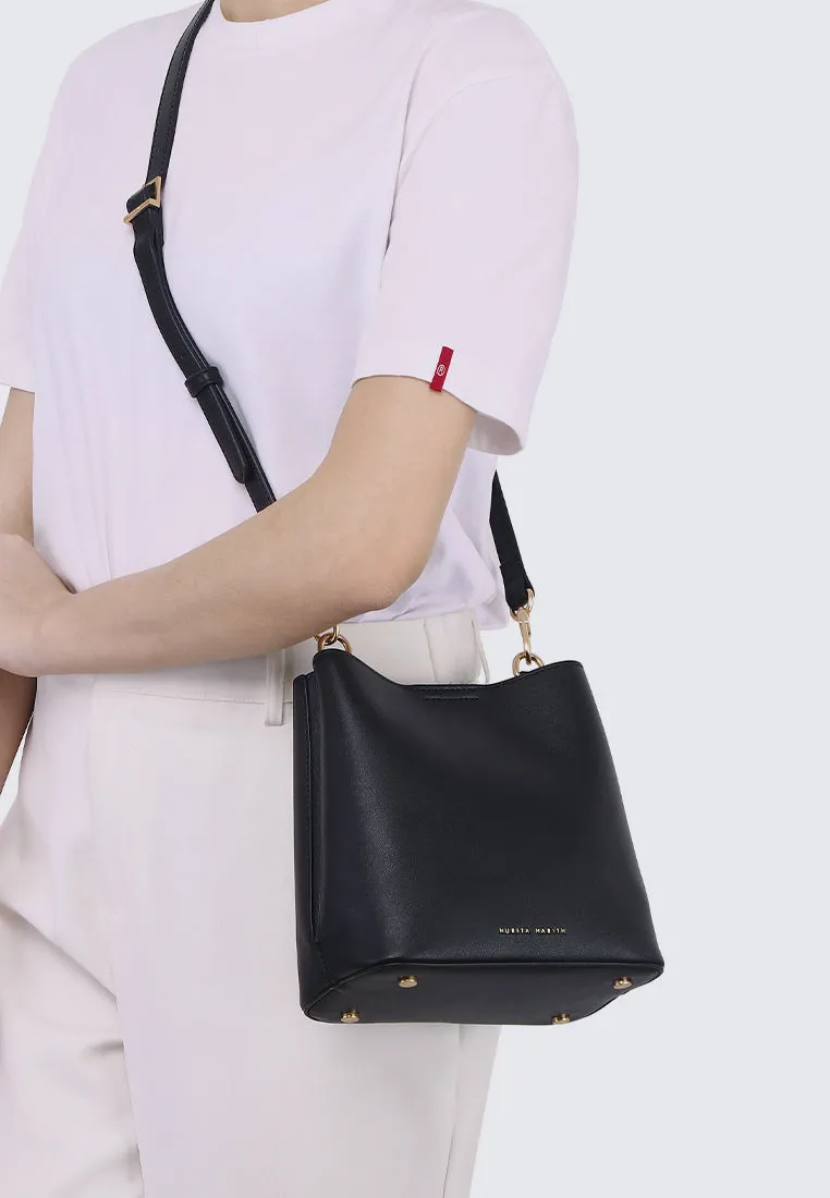 Naina Bucket Bag (Black)