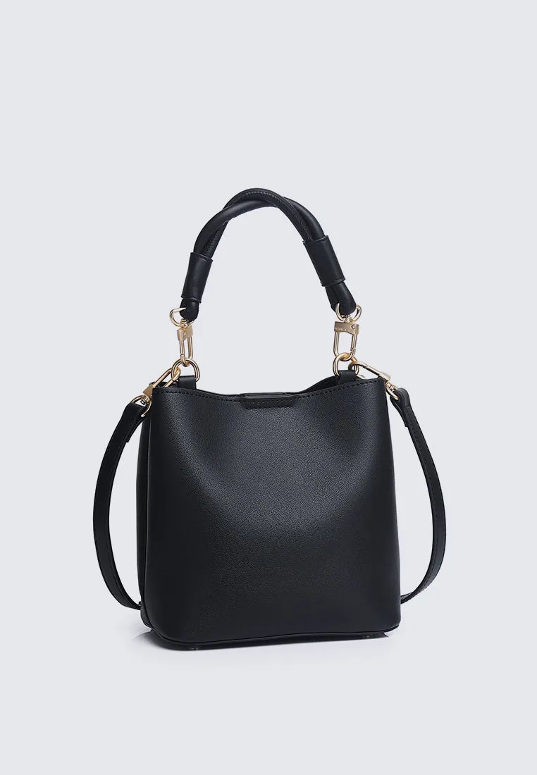 Naina Bucket Bag (Black)