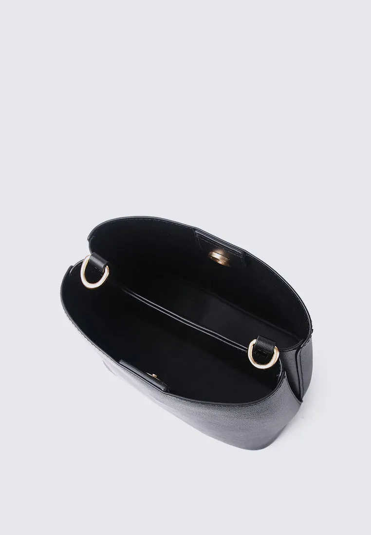 Naina Bucket Bag (Black)