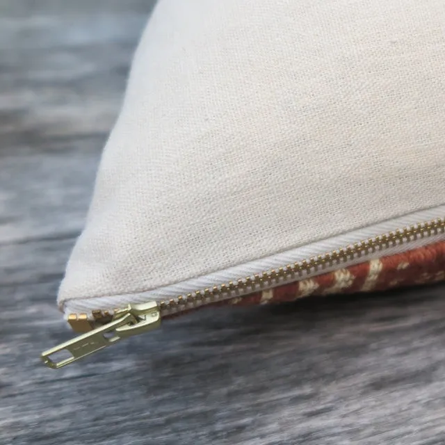neutral mud cloth - one of a kind pillow