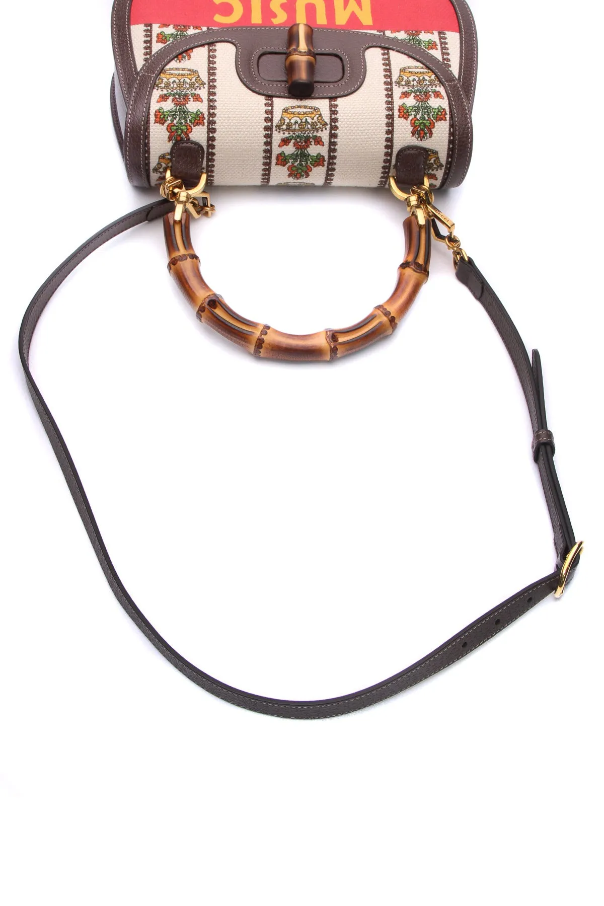 New Convertible Bamboo Handle Bag