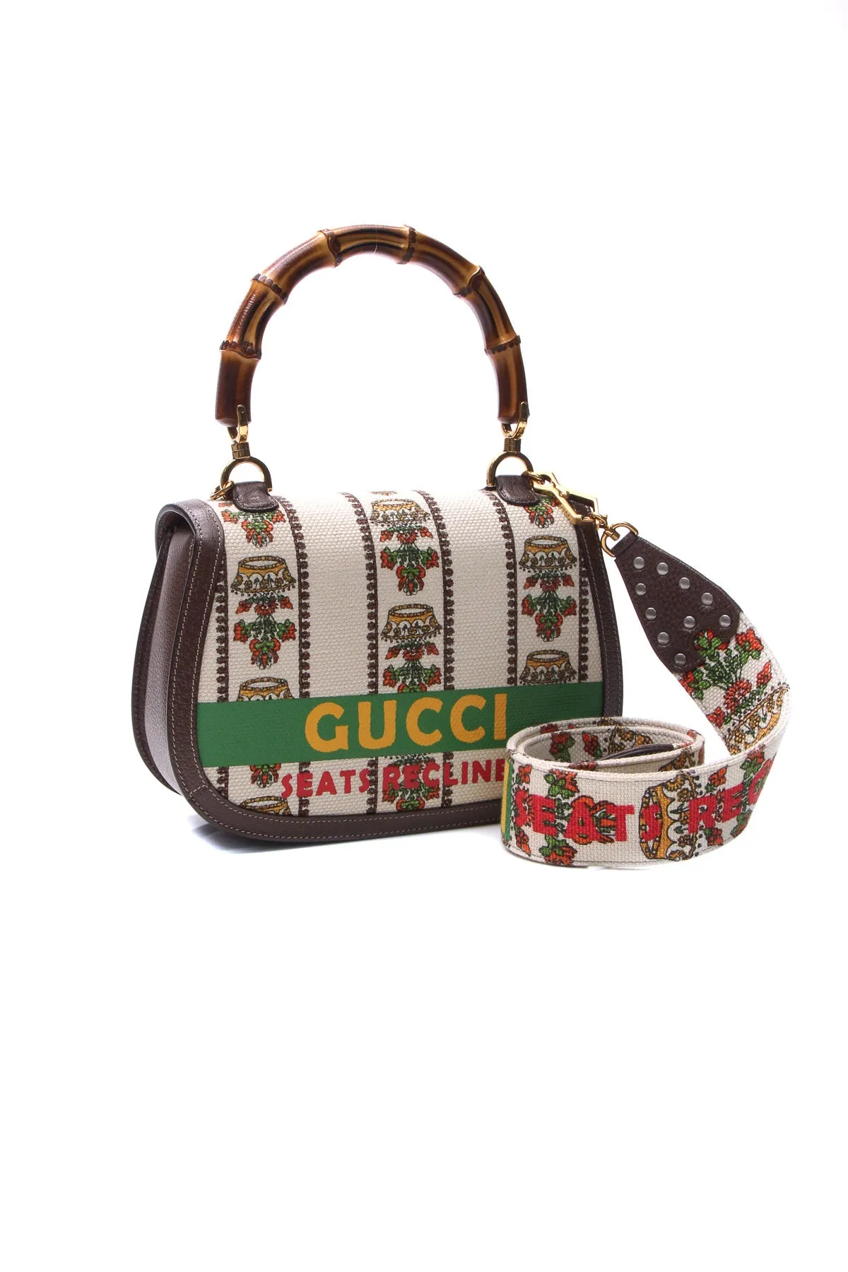 New Convertible Bamboo Handle Bag