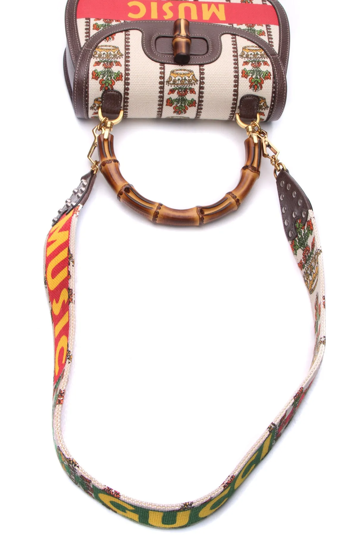 New Convertible Bamboo Handle Bag