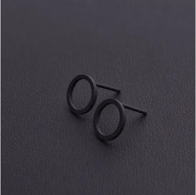 New Punk Minimalist Word Stud Earrings Fashion Allergy Rod Earpins Ear Plug Alloy Earrings