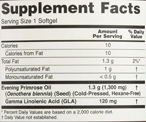 Now Foods Super Primrose 1300 mg, 120 Geles (Pack de 2)