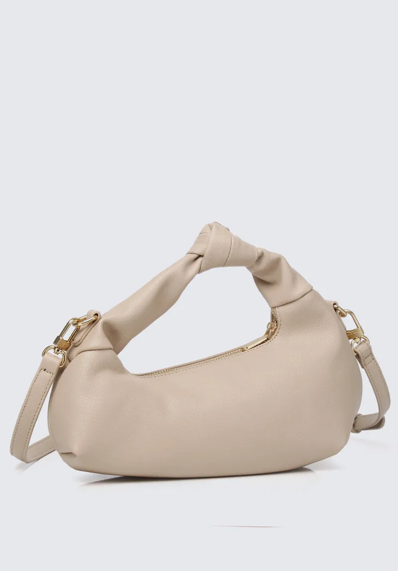 Nurita Harith Nanna Top Handle Puff Bag (Wheat)