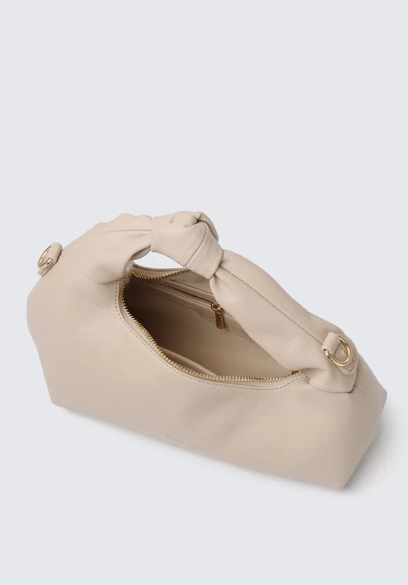 Nurita Harith Nanna Top Handle Puff Bag (Wheat)