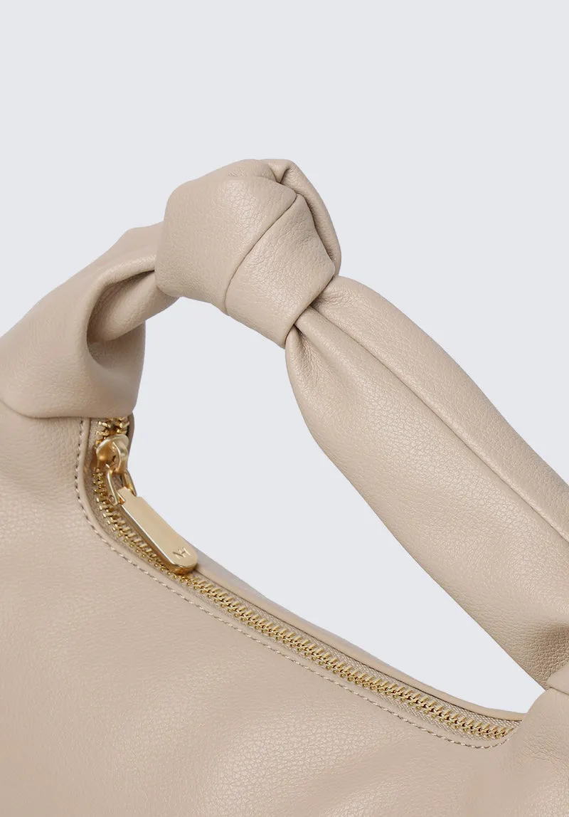 Nurita Harith Nanna Top Handle Puff Bag (Wheat)