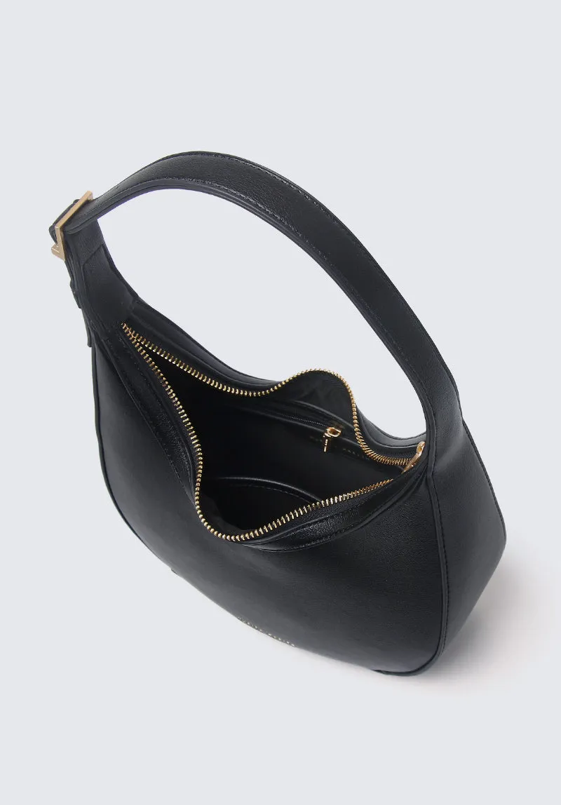 Nurita Harith Njeri Shoulder Hobo Bag (Black)