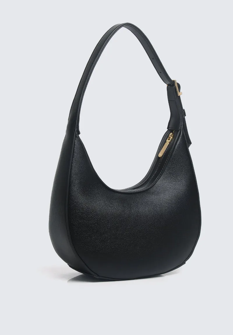 Nurita Harith Njeri Shoulder Hobo Bag (Black)