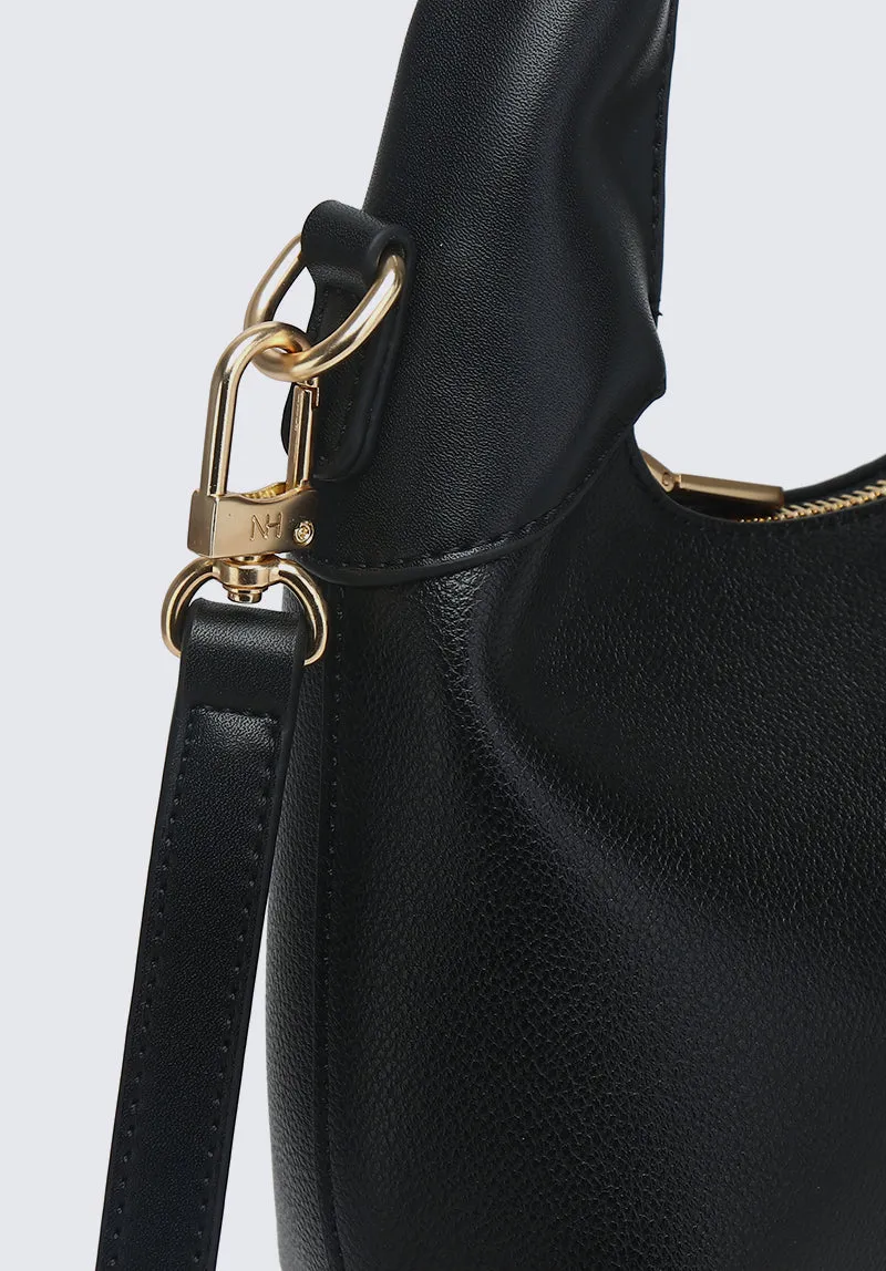 Nurita Harith Norri Small Hobo Bag (Black)