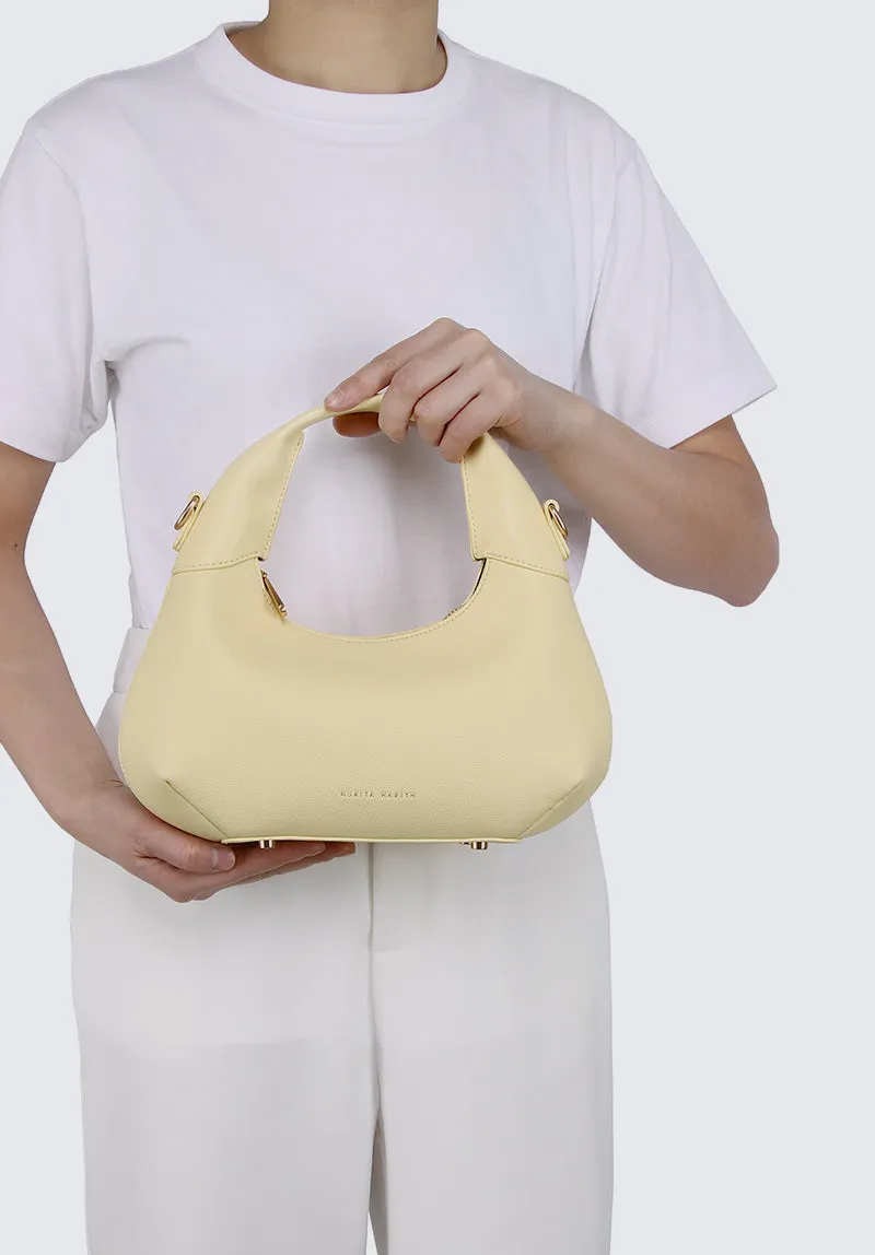 Nurita Harith Norri Small Hobo Bag (Light Yellow)