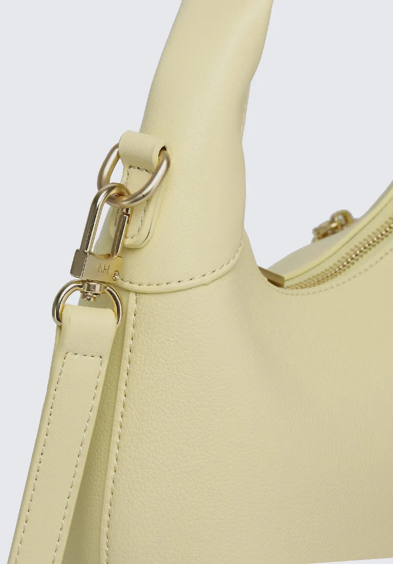 Nurita Harith Norri Small Hobo Bag (Light Yellow)