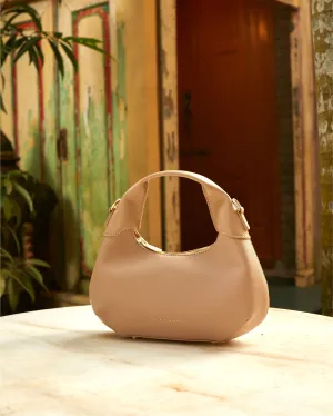 Nurita Harith Norri Small Hobo Bag (Tan)