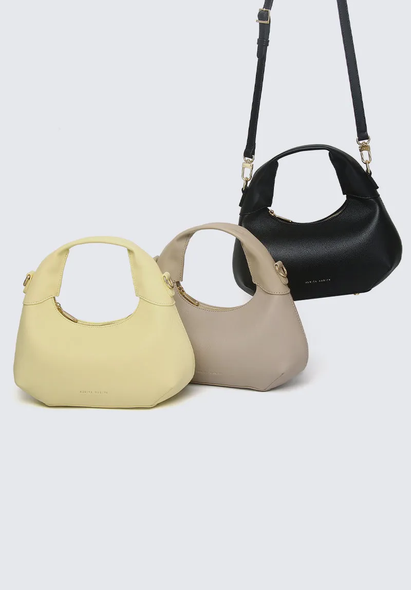 Nurita Harith Norri Small Hobo Bag (Tan)