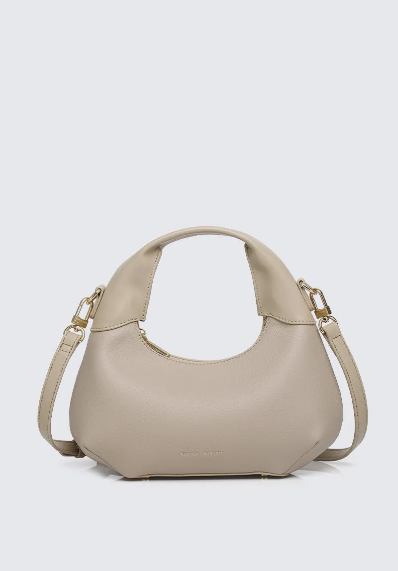 Nurita Harith Norri Small Hobo Bag (Tan)