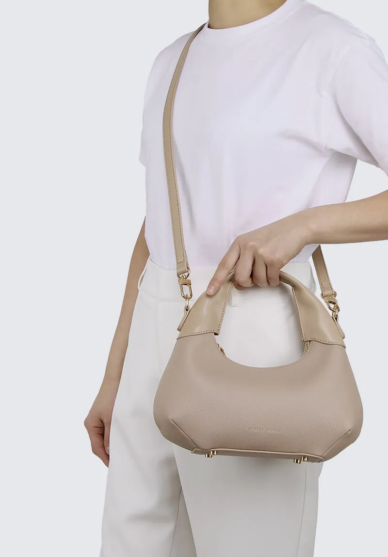 Nurita Harith Norri Small Hobo Bag (Tan)