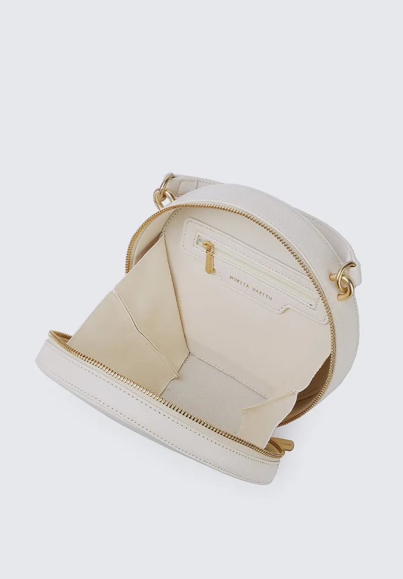 Nurita Harith Noural Top Handle Bag (White)