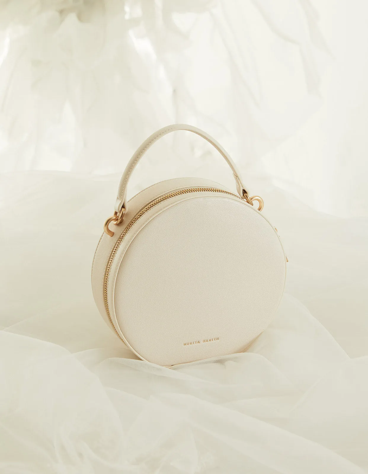 Nurita Harith Noural Top Handle Bag (White)