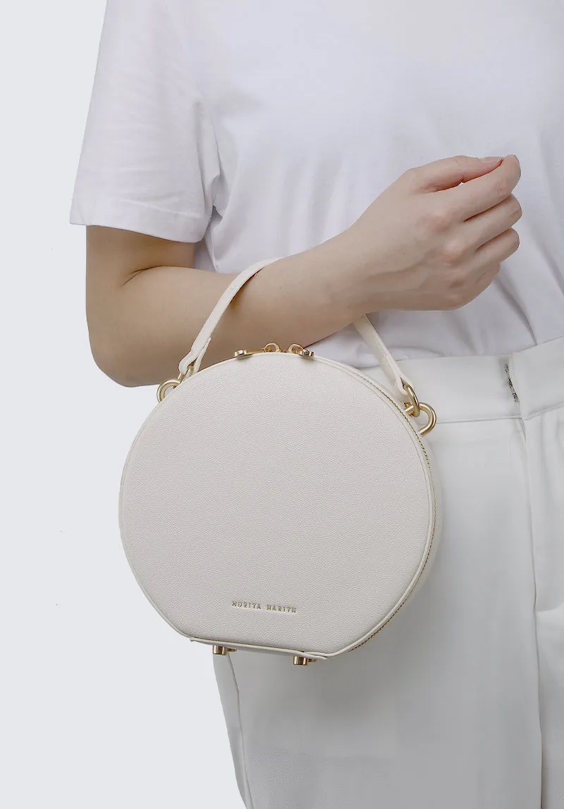 Nurita Harith Noural Top Handle Bag (White)
