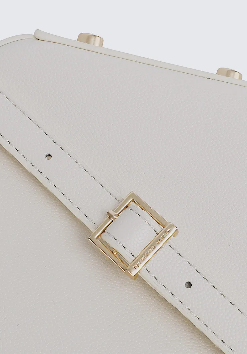 Nurita Harith Noural Top Handle Bag (White)