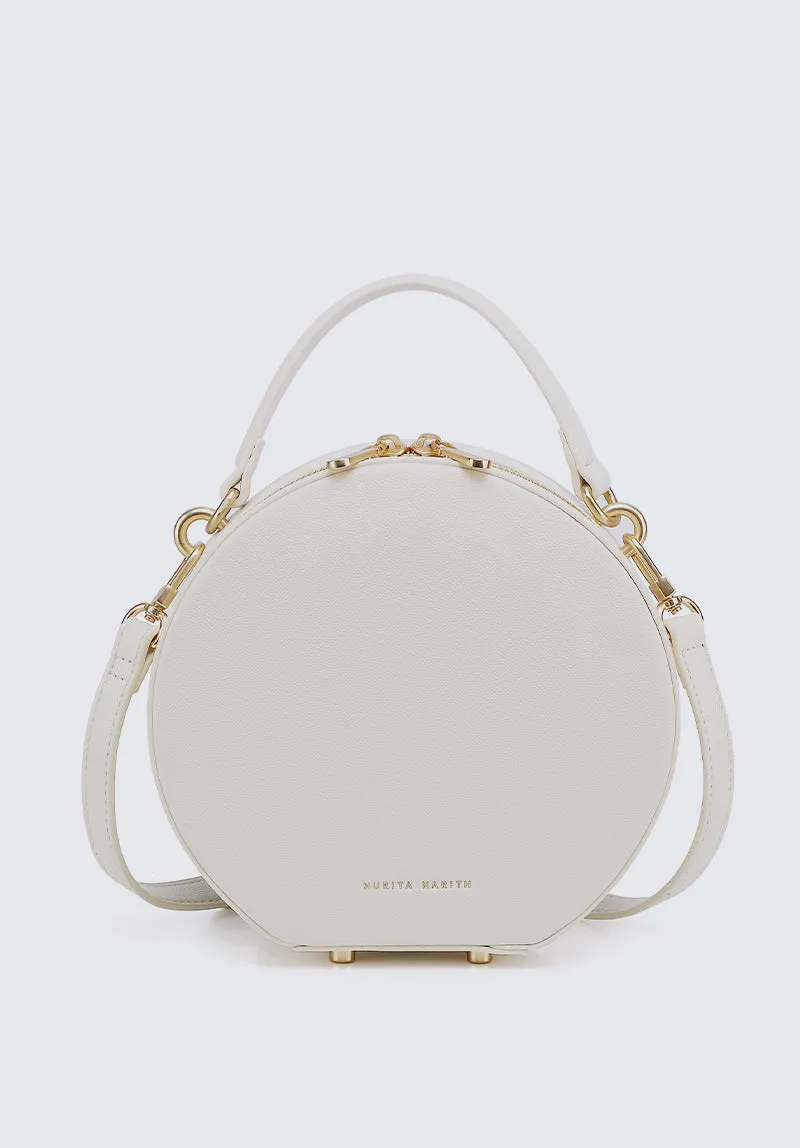Nurita Harith Noural Top Handle Bag (White)