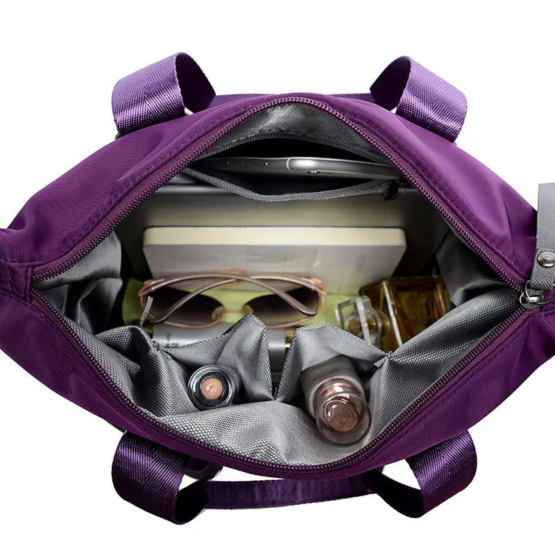 Nylon Fashion Multi Pocket Mummy Diaper One-shoulder Bag