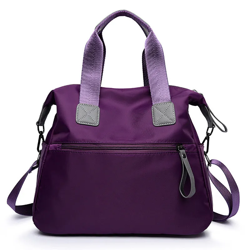Nylon Fashion Multi Pocket Mummy Diaper One-shoulder Bag