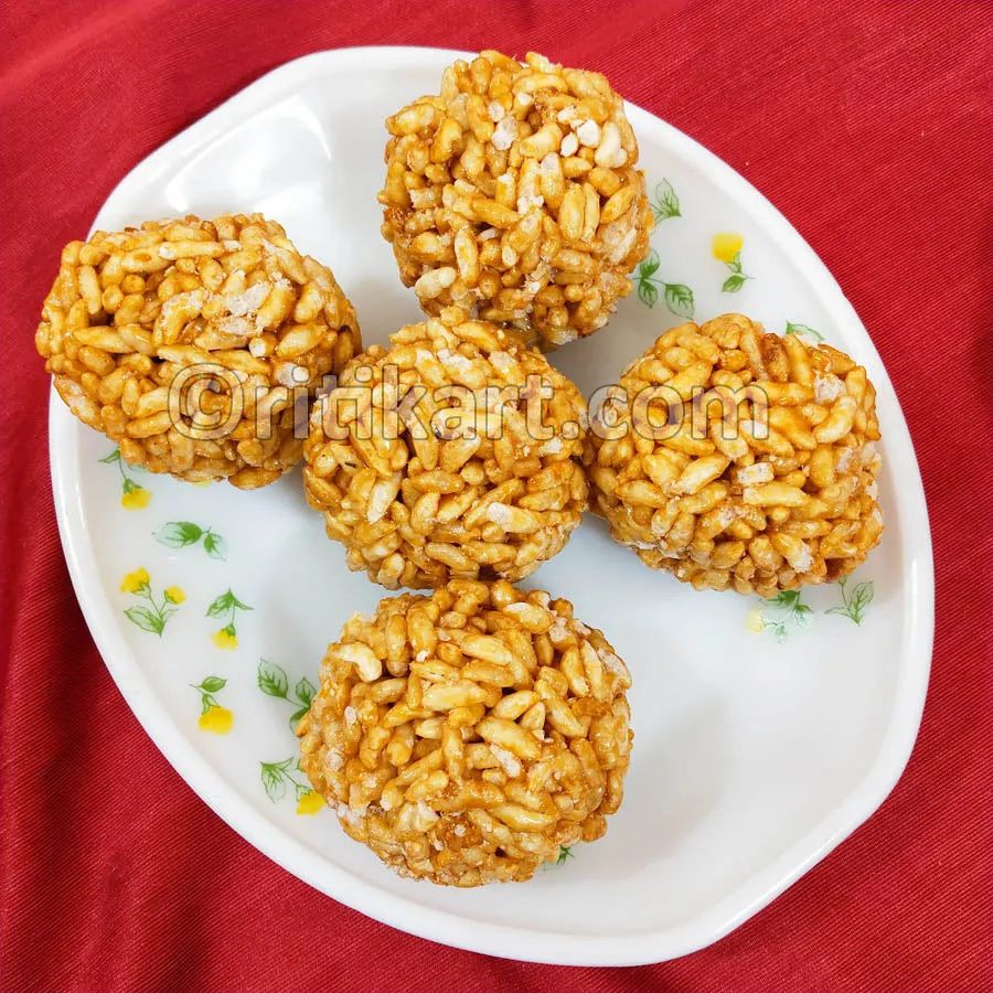 Odisha Delicious Crispy Mudhi Ladoo