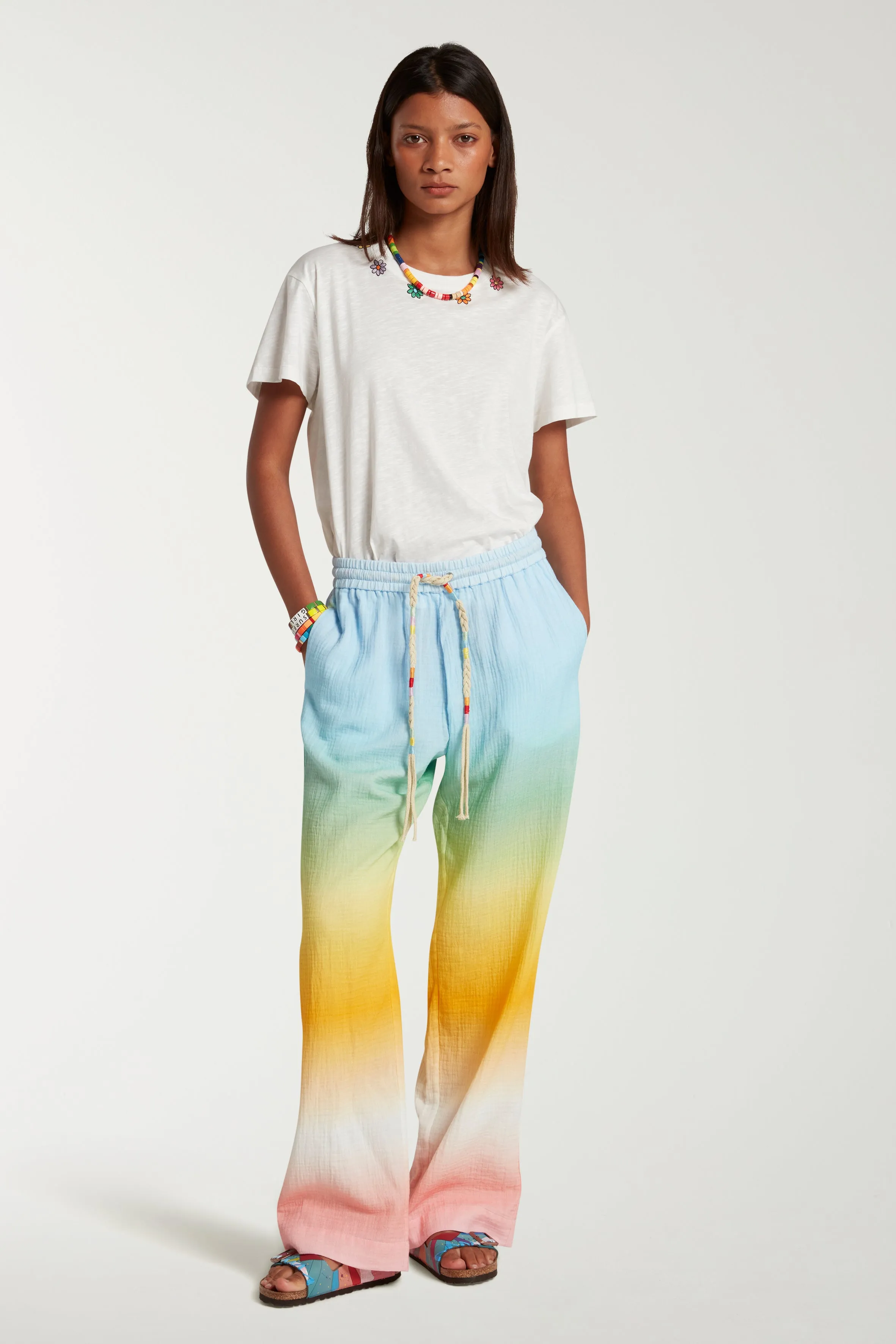 Ombre Printed Trousers