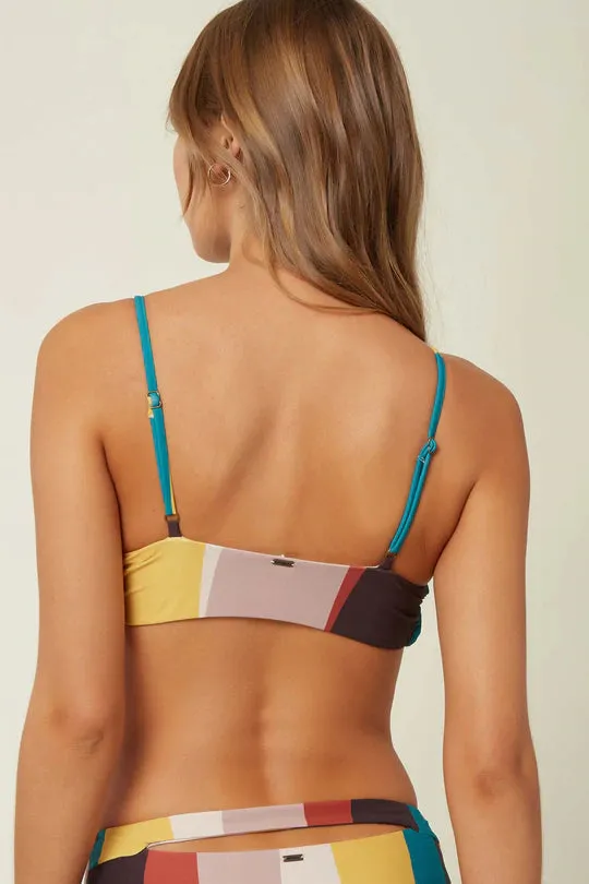 O'Neill Sapa Stripe Bralette- Sapa Stripe Mauve