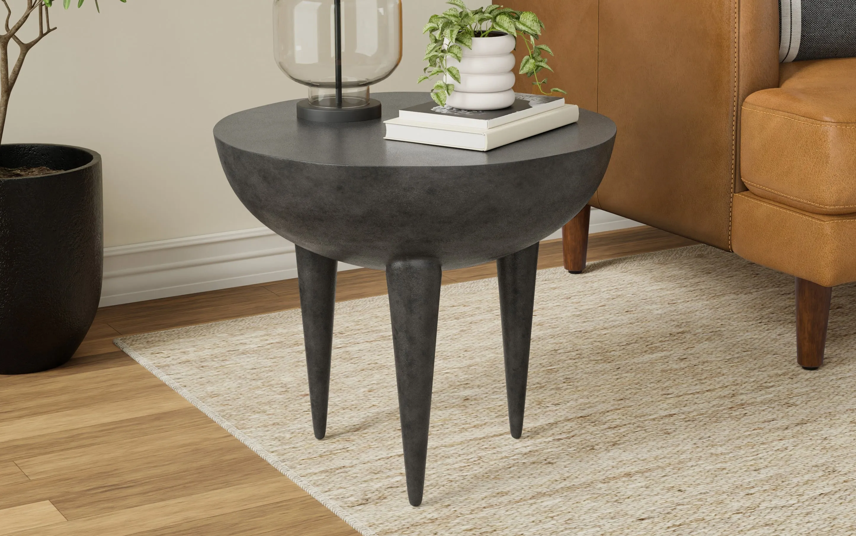 Otto Cast Aluminum Side Table