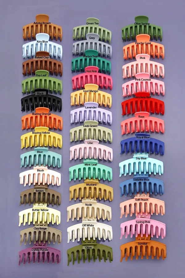 Over Sized Matte Hair Claw