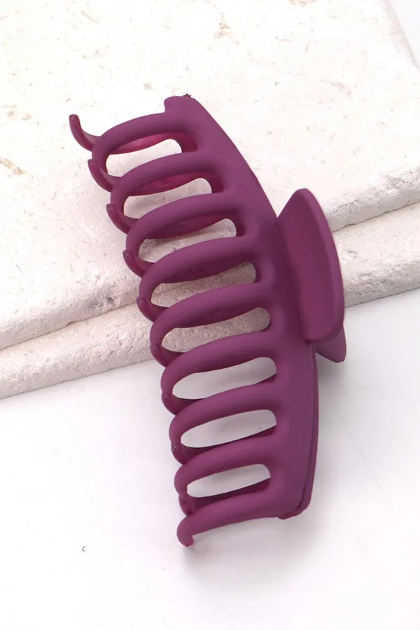 Over Sized Matte Hair Claw