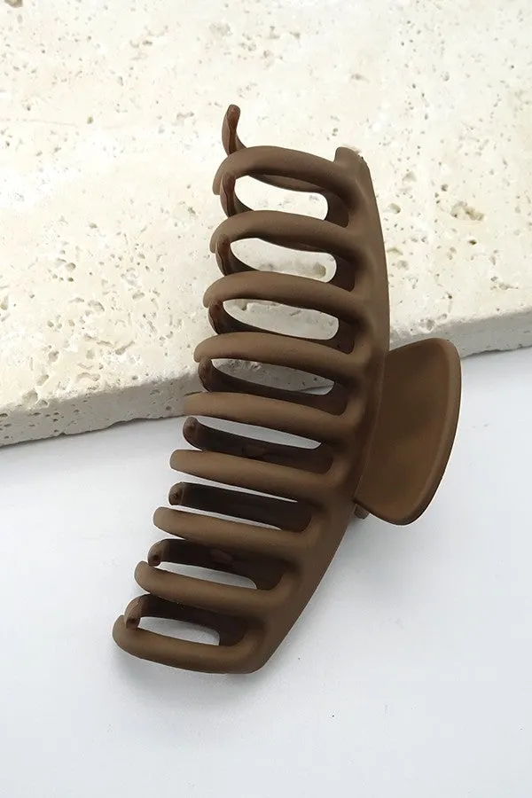 Over Sized Matte Hair Claw