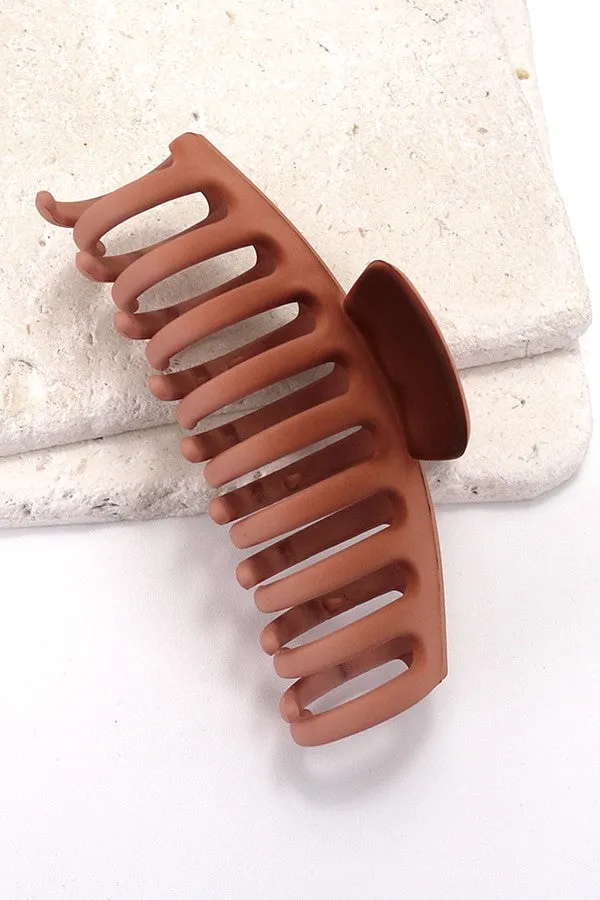 Over Sized Matte Hair Claw
